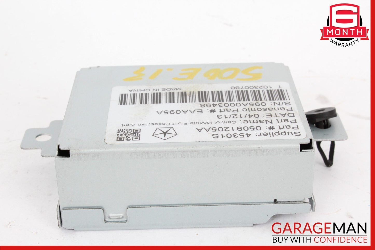 12-19 Fiat 500 Electronic Pedestrian Protection Control Module OEM 05091205AA