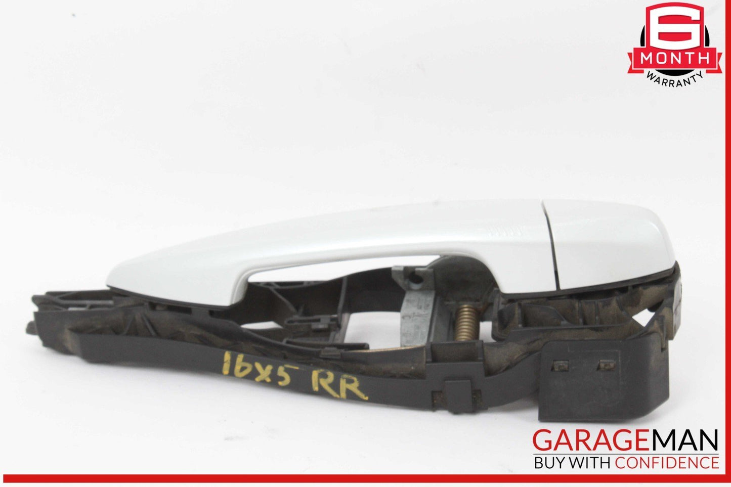 14-18 BMW X5 X6 Rear Right Passenger Side Exterior Door Handle White OEM