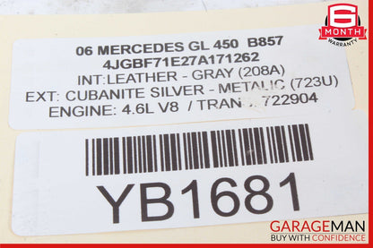 07-12 Mercedes X164 GL450 Rear Right & Left Seat Fold Control Switch Oem