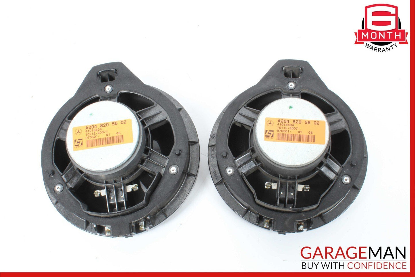 08-14 Mercedes W204 C250 Rear Left & Right Door Audio Sound Speaker OEM