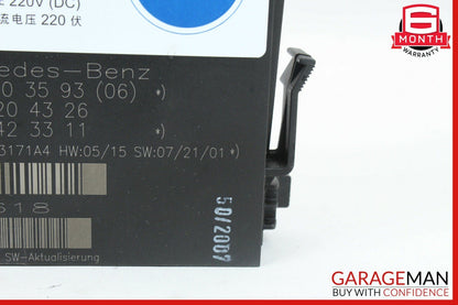 07-10 Mercedes CL550 S600 Front Right / Left Seat Contour Control Module Unit