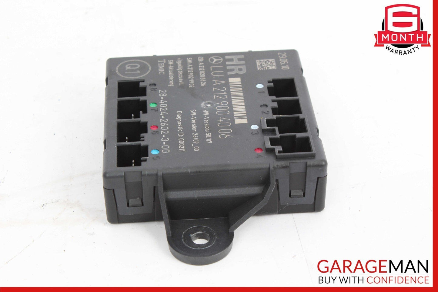 08-18 Mercedes C250 C350 GLK350 E550 Rear Right Side Door Control Module Unit