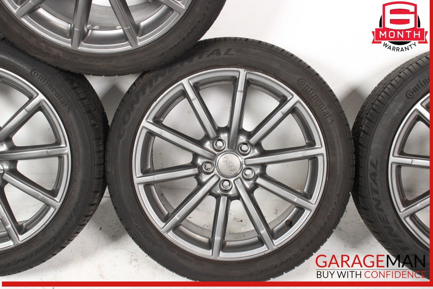 13-16 Audi A4 S4 Complete Wheel Tire Rim Set of 4 Pc 8J x 18H2 ET47 OEM