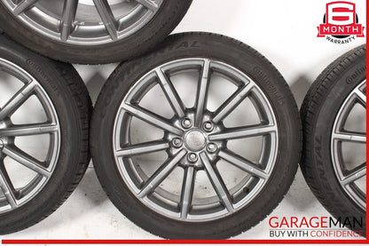 13-16 Audi A4 S4 Complete Wheel Tire Rim Set of 4 Pc 8J x 18H2 ET47 OEM