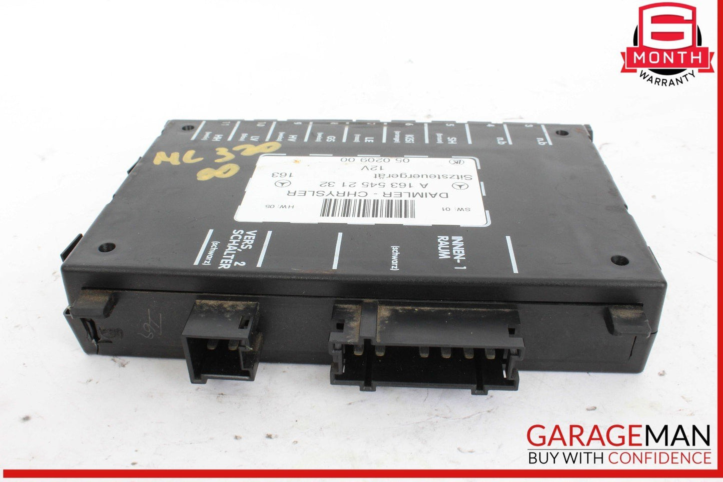 98-05 Mercedes W163 ML320 ML500 ML55 AMG Front Right / Left Seat Control Module