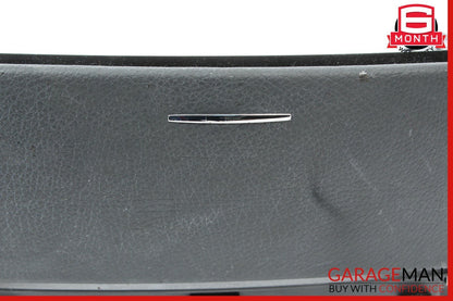 07-09 Mercedes W221 S550 S450 Center Console Dashboard CD Player Cover Black OEM