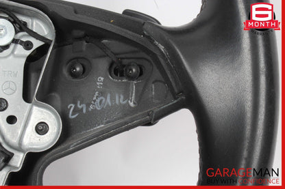 10-13 Mercedes W212 E350 E550 E400 Steering Wheel w/ Paddle Shifters Black OEM