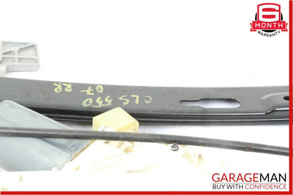 06-11 Mercedes W219 CLS550 Rear Right Passenger Door Window Regulator Motor OEM