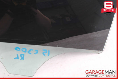 15-21 Mercedes W205 C300 C400 Rear Left Driver Side Door Window Glass OEM