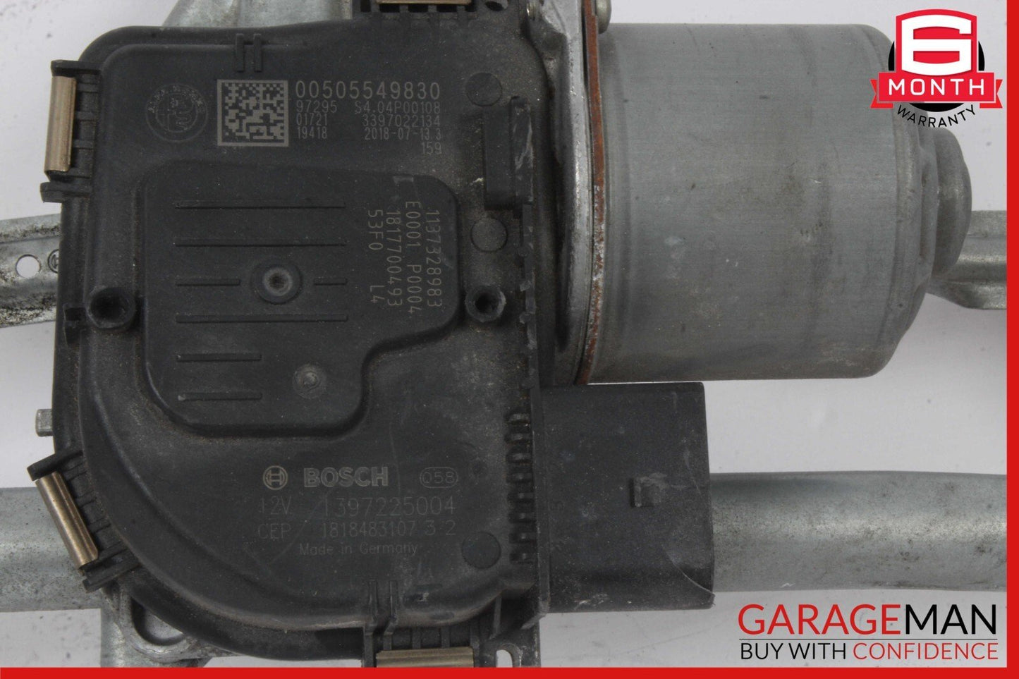 17-22 Alfa Romeo Giulia Front Windshield Wiper Motor Linkage Assembly OEM