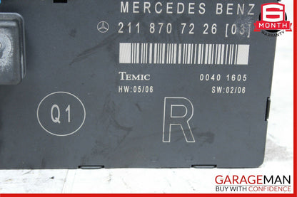 03-09 Mercedes W211 E350 E550 Front Right Passenger Door Controller Module Unit