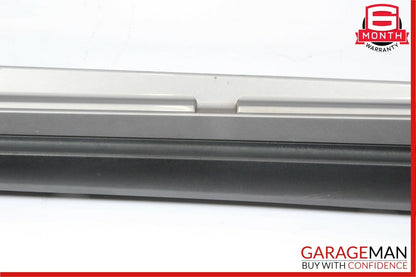14-17 Maserati Ghibli Left Driver Side Rocker Skirt Molding Trim Panel Silver