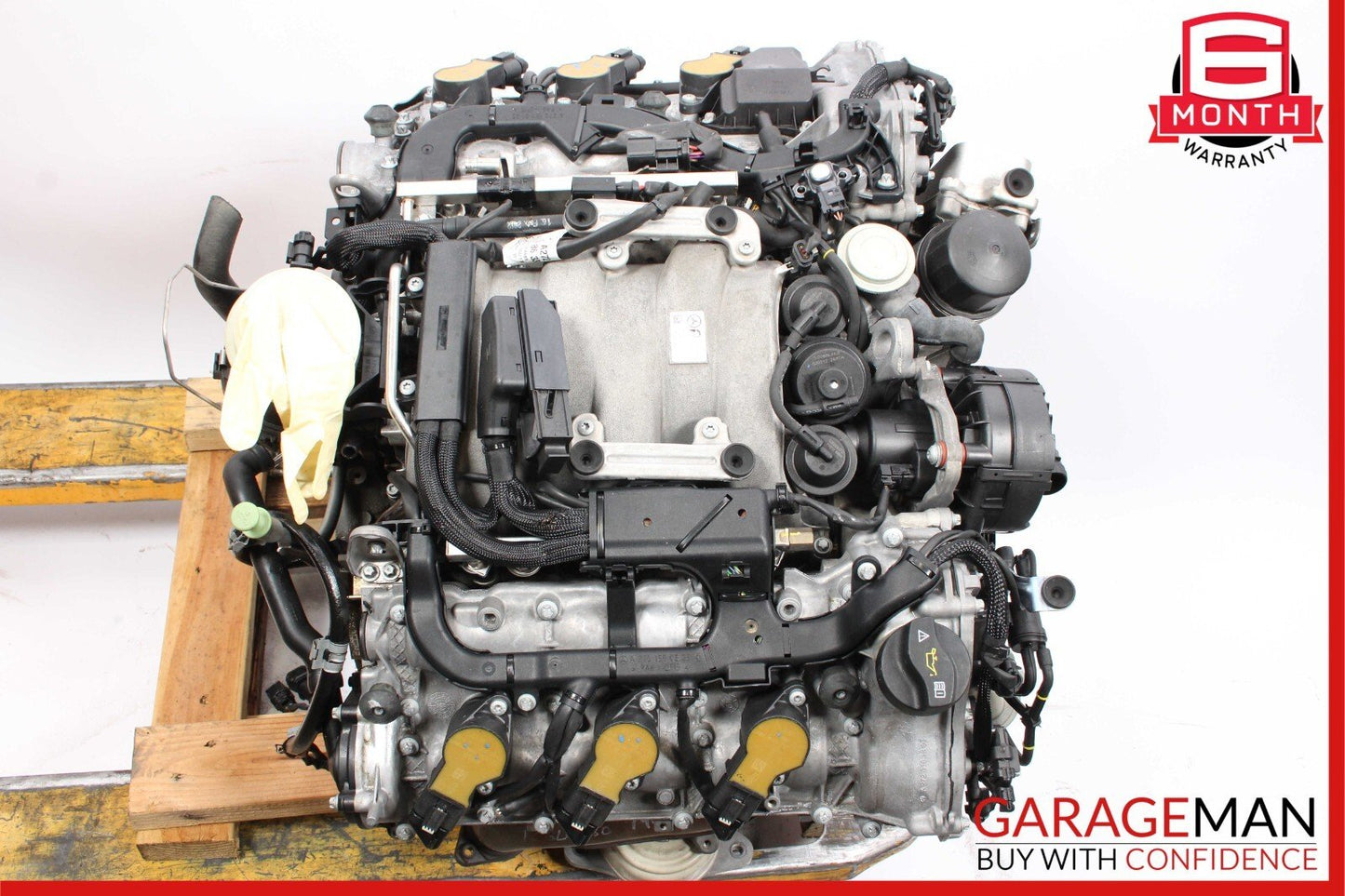 10-12 Mercedes X204 GLK350 3.5L M272 Engine Motor Block Assembly 140k