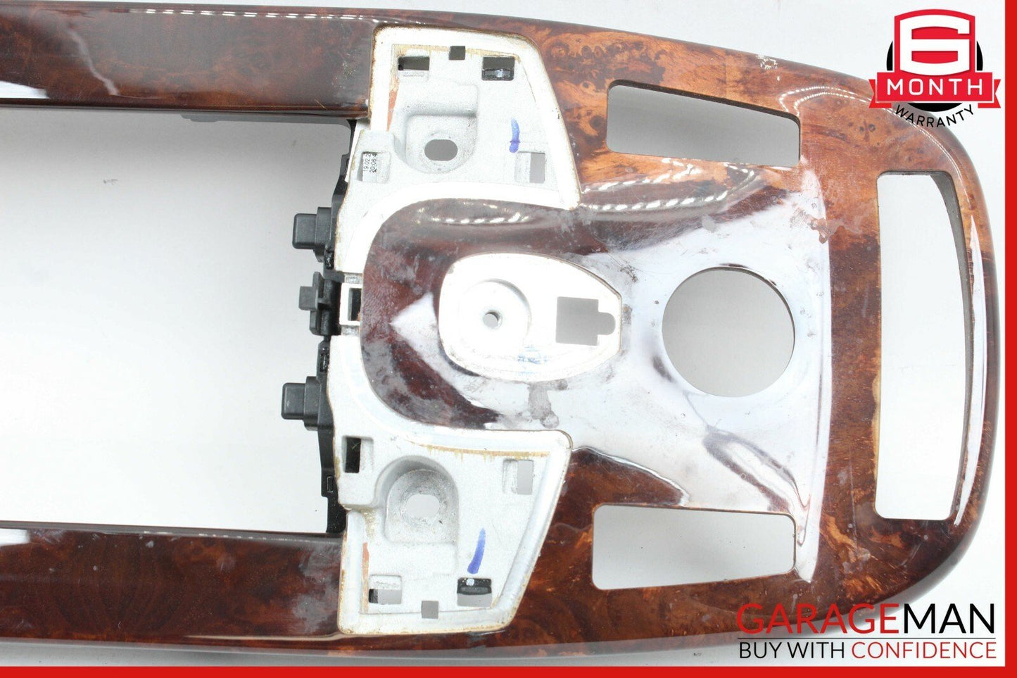 07-09 Mercedes W221 S450 S550 Center Console Armrest Trim Bezel Panel Wood OEM