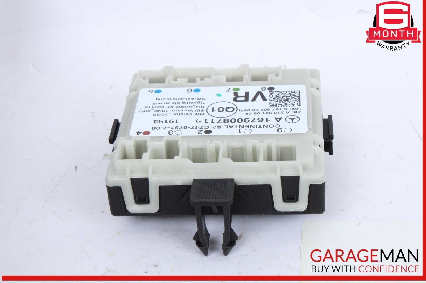 16-22 Mercedes W205 C300 GLC300 Front Right Side Door Control Module Unit OEM
