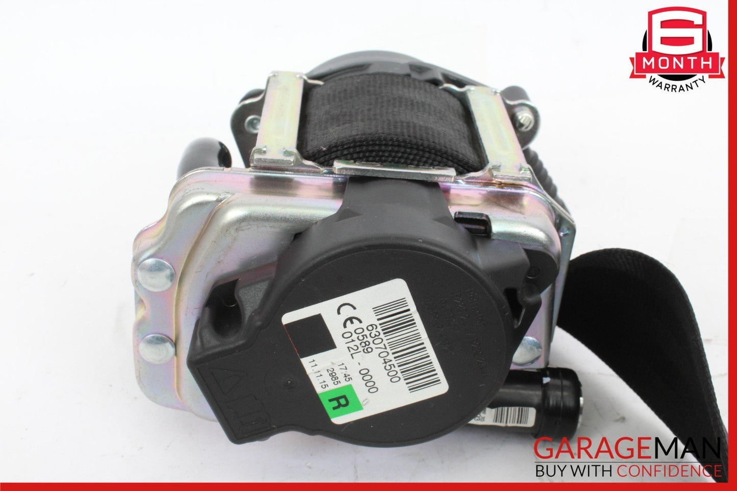 16-20 Jaguar XF Front Right Passenger Side Seat Belt Seatbelt Retractor Black