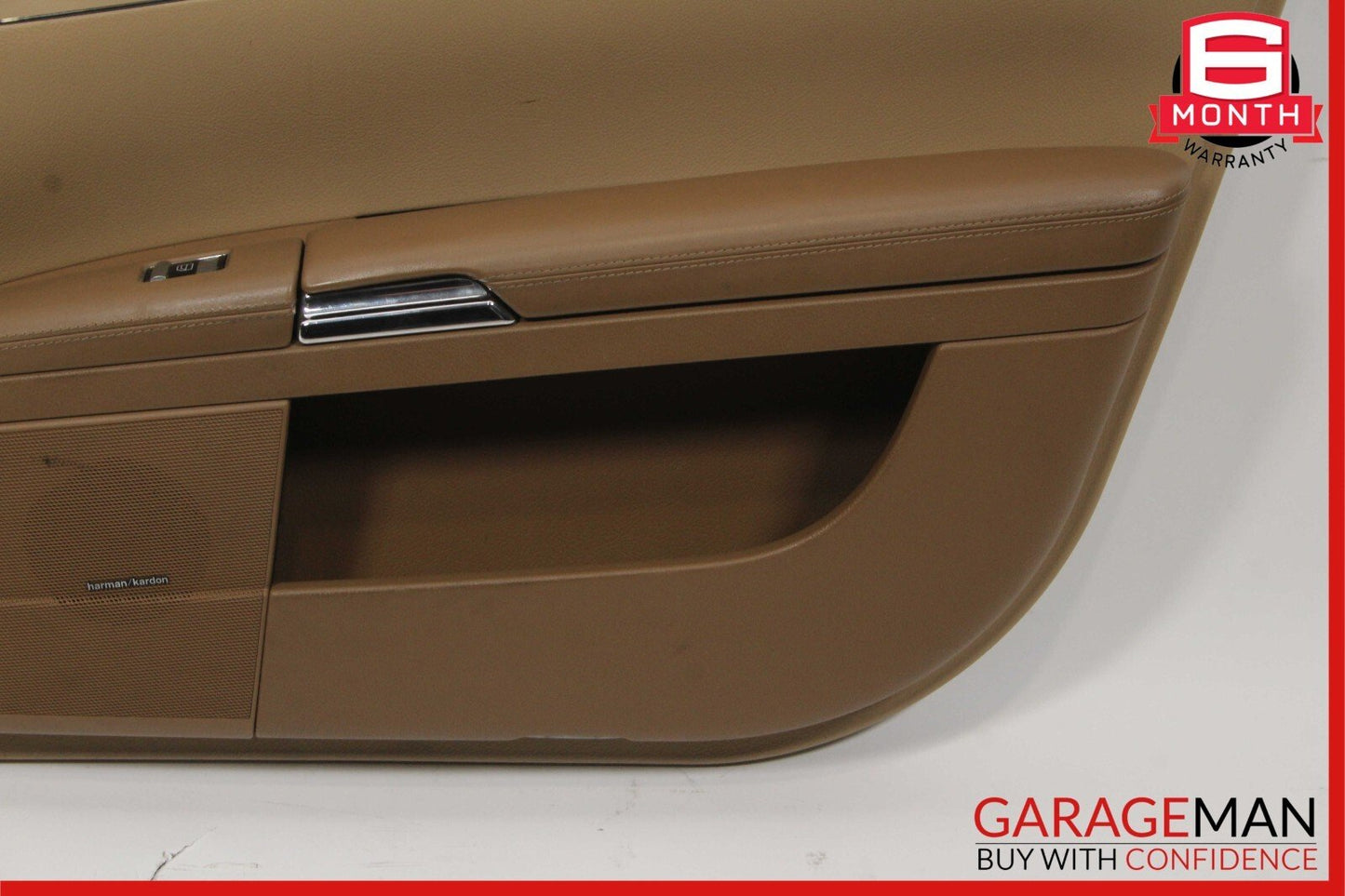 07-09 Mercedes W221 S450 S550 Front Right Passenger Interior Door Panel Brown