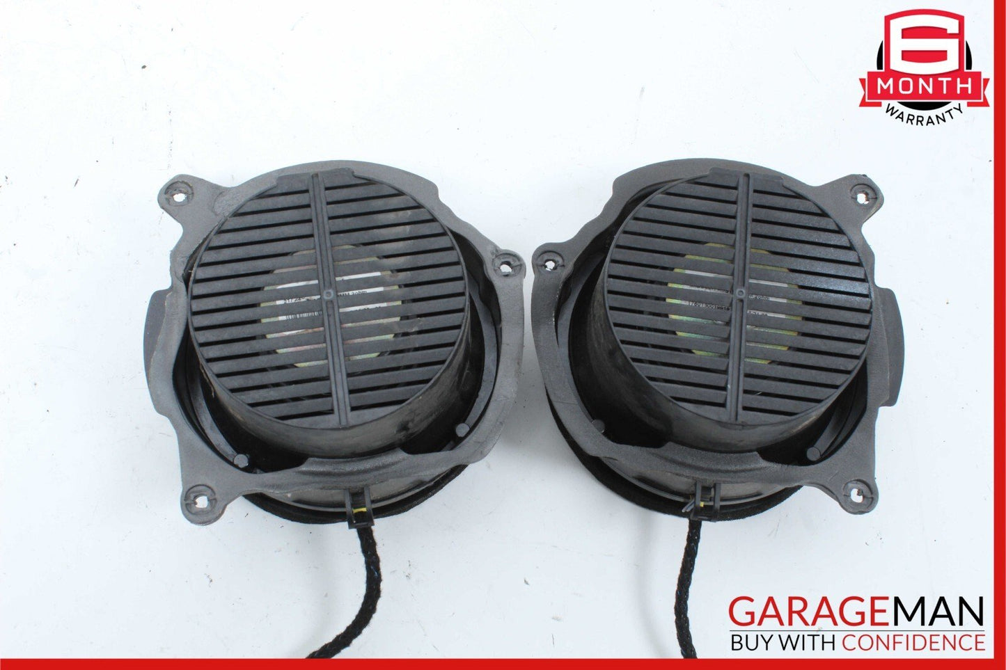 96-03 Mercedes W211 E320 Front Right & Left Side Door Sound Speakers Set OEM