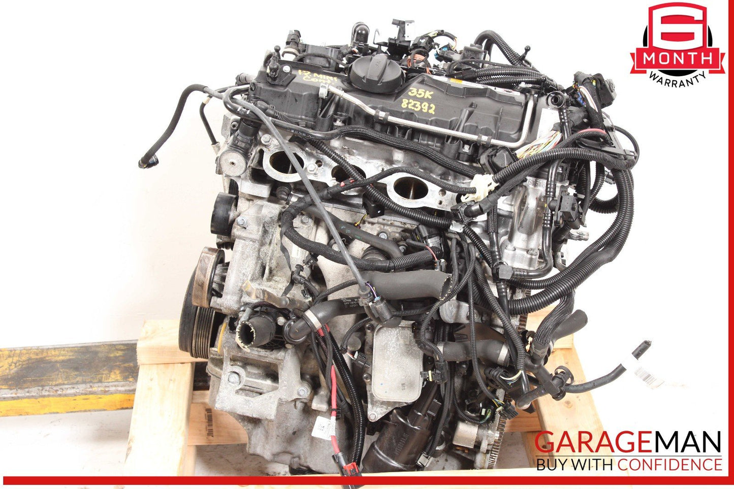 17-19 Mini Cooper S Countryman Complete Engine Motor Block Assembly OEM 35k