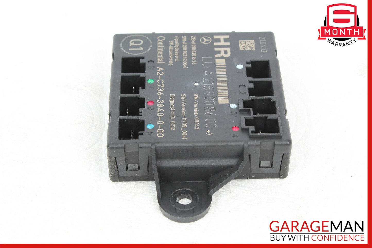 08-18 Mercedes E350 CLS550 CLS400 C300 Rear Right Side Door Control Module Unit