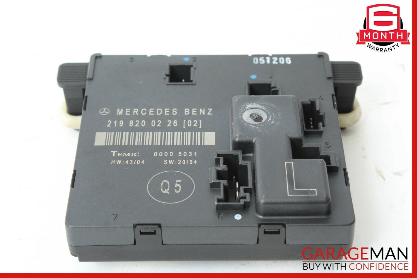 06-11 Mercedes W219 CLS500 Rear Left Door Computer Controller Module Unit