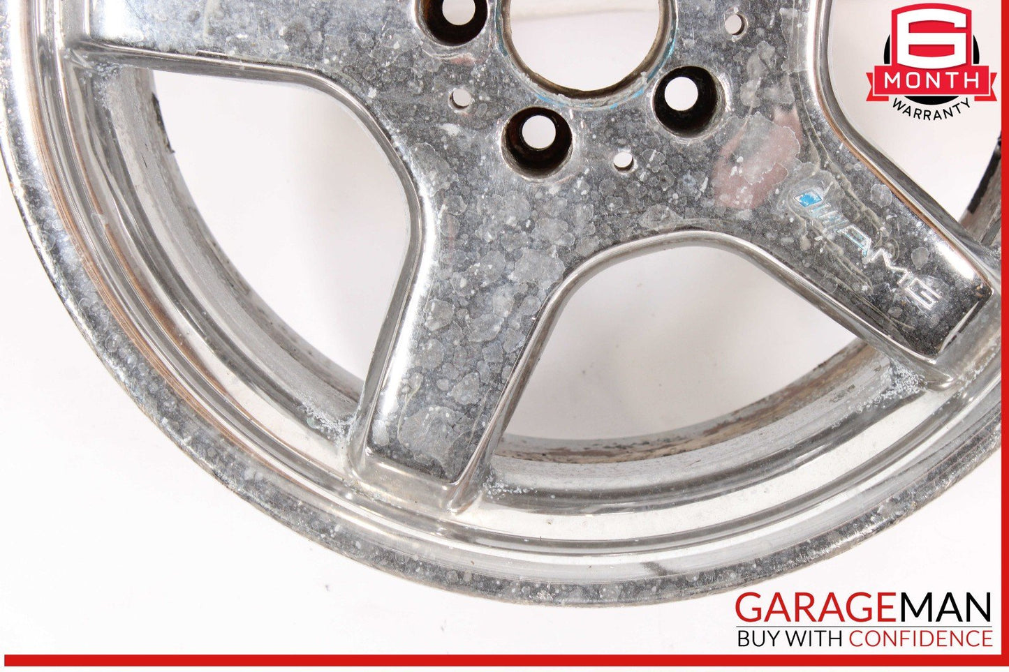 03-12 Mercedes R230 SL500 SL55 AMG 9.5 x 18 18" Rear Wheel Rim 2304012102 OEM
