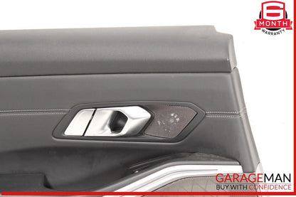 19-24 BMW M340i 330i G20 Rear Left Driver Side Door Cover Panel Black OEM