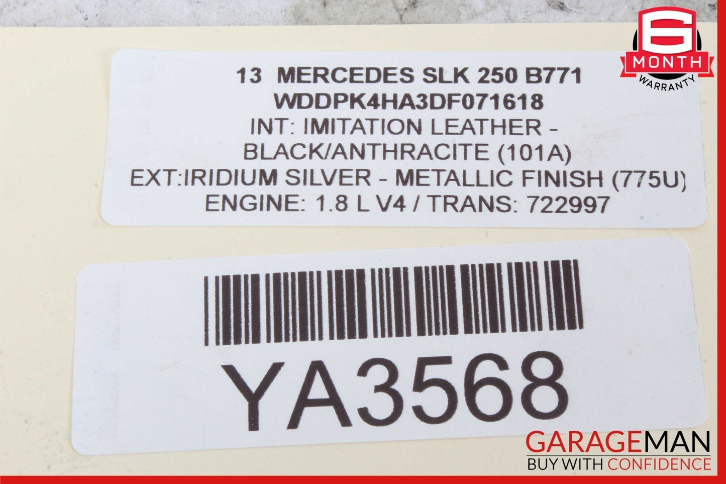 12-16 Mercedes R172 SLK250 SLK350 Hand Parking Brake Control Module