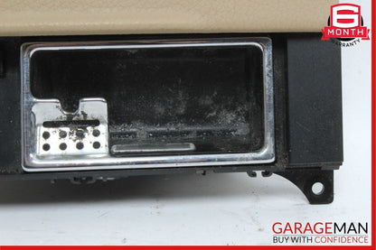 07-09 Mercedes W221 S550 Ash Tray Ashtray Lighter Compartment Tray Brown OEM