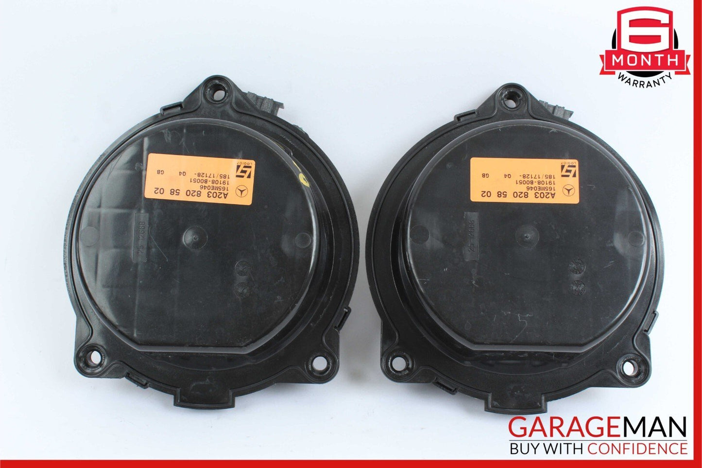 03-09 Mercedes W209 CLK350 C350 Rear Door Audio Sound Speaker Set of 2 Pc OEM