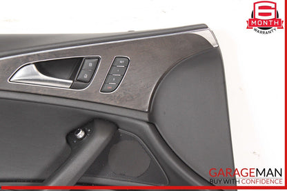 12-18 Audi A6 Front Left Side Interior Door Panel 4G1867103AD OEM