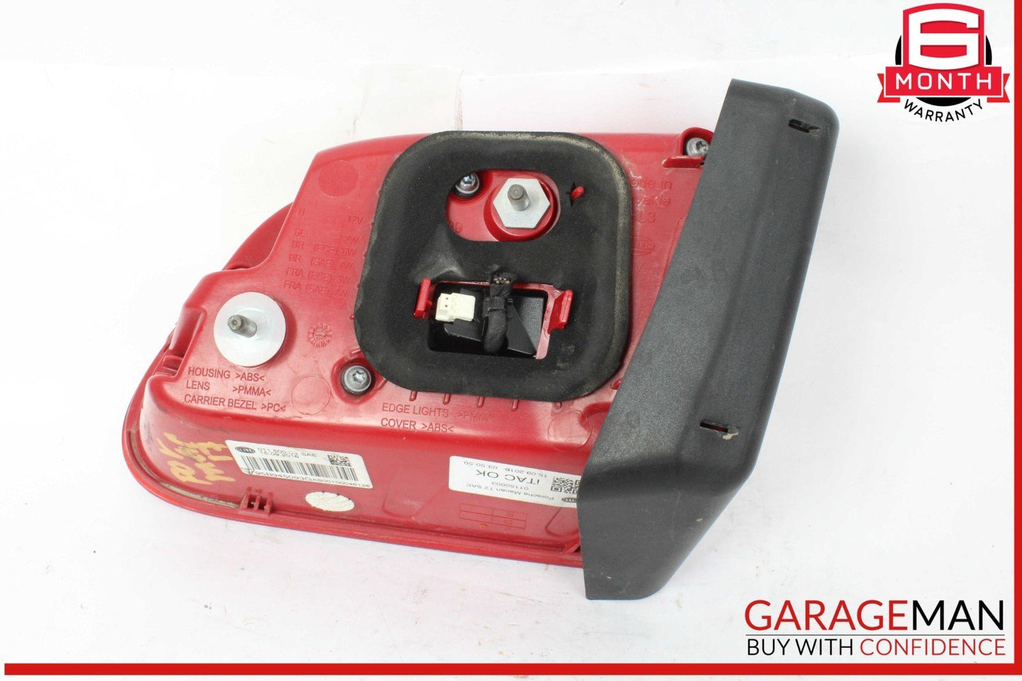 15-18 Porsche Macan 95B Rear Left Side Inner Tail Light Lamp LED 95B945093G OEM