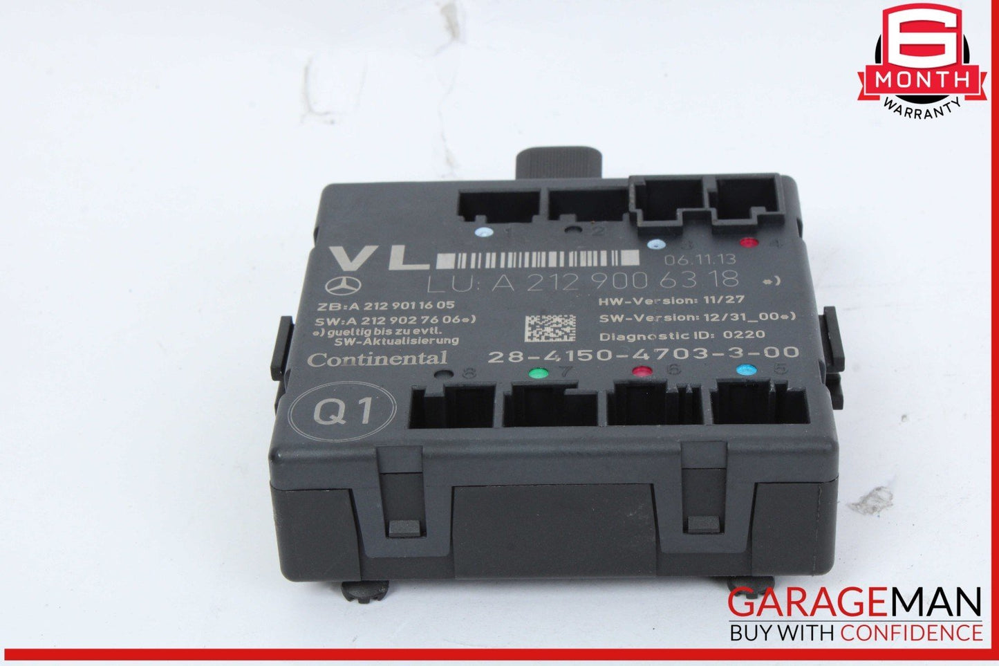 08-18 Mercedes W212 E250 C300 CLS550 Front Left Side Door Control Module OEM