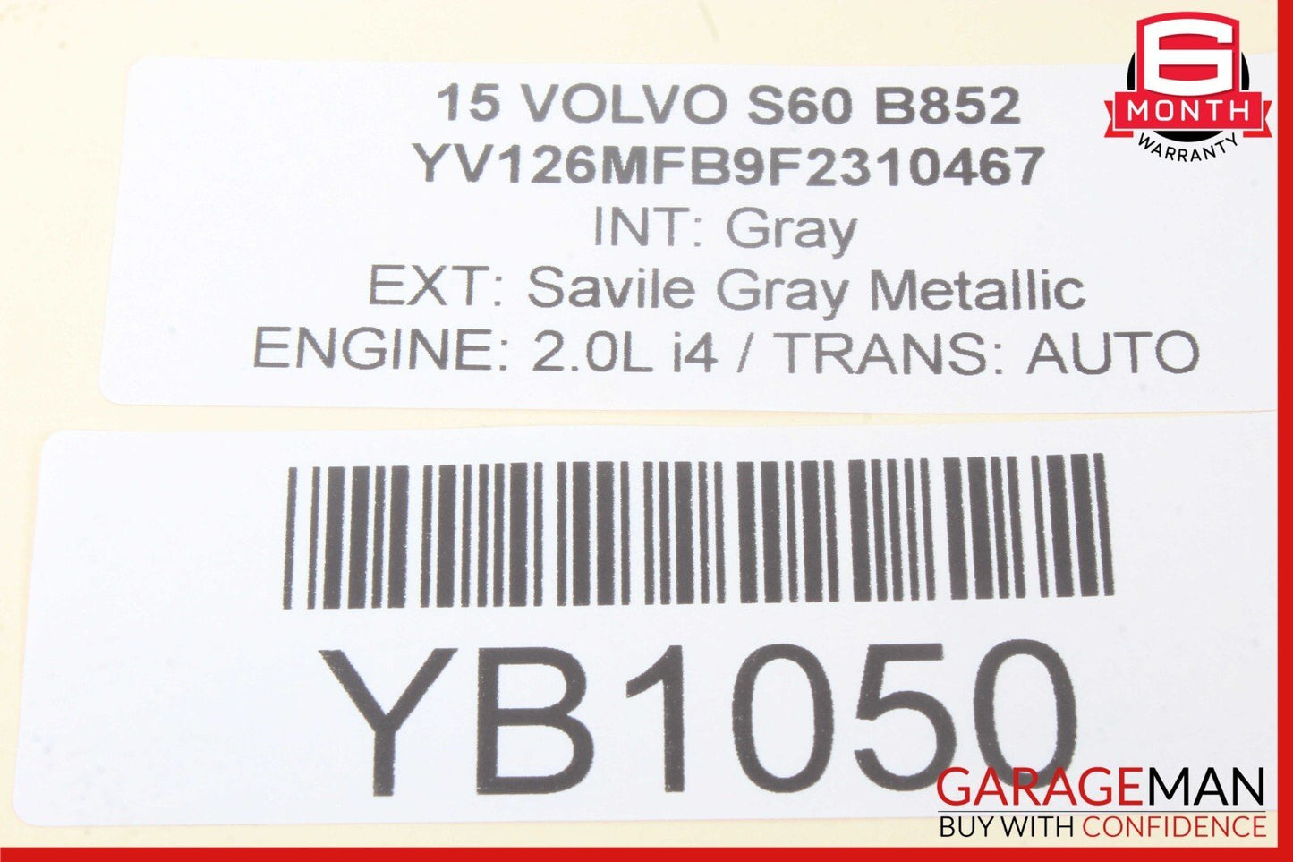 11-18 Volvo S60 Rear Trunk Fuse Relay Box 30765336 OEM