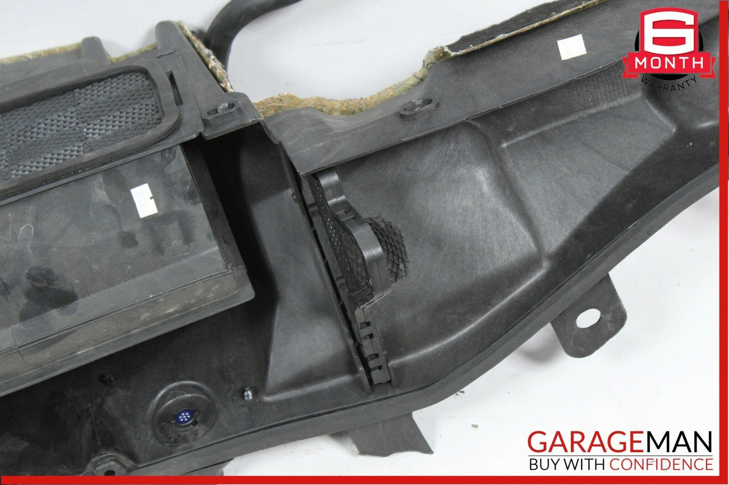 10-15 Jaguar XJ Radiator AC A/C Air Duct Shroud Hose Cover Assembly OEM