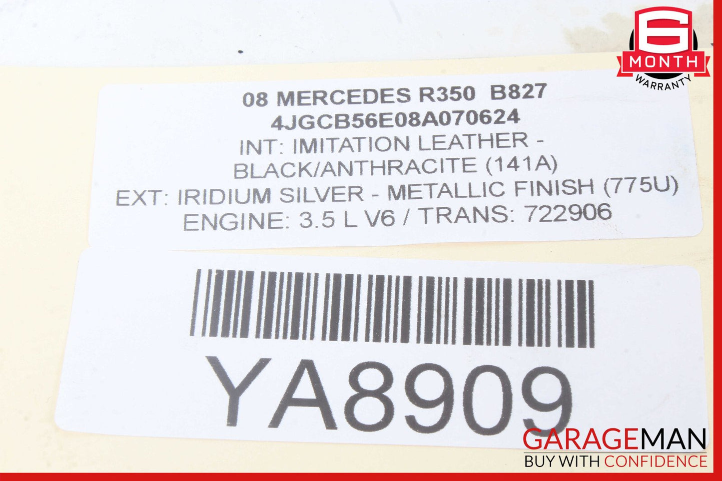 06-15 Mercedes W251 R350 E350 Engine Oil Separator Cover 2720160134 OEM