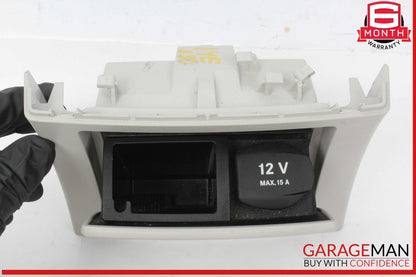 10-16 Mercedes W212 E350 Rear Center Console Ashtray Ash Tray Compartment Gray