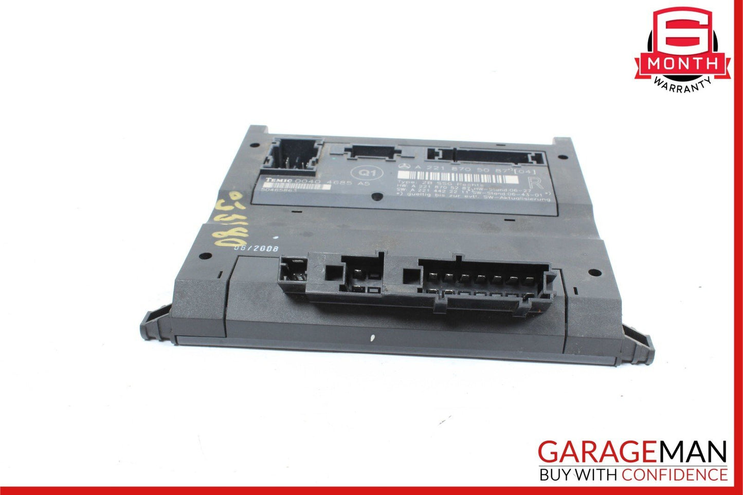 07-13 Mercedes W221 S550 S63 AMG Front Right Under Seat Control Module OEM