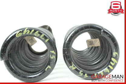 14-17 Maserati Ghibli Rear Right & Left Suspension Coil Spring Absorber Set OEM