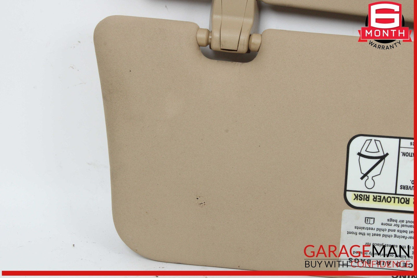 06-12 Mercedes X164 GL450 Front Left Side Sun Visor Sunvisor Shade Beige OEM