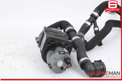 02-19 Mercedes W212 E400 AUX Auxiliary Circulation Water Pump w/ Hose Pipe OEM