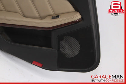 10-13 Mercedes W212 E550 Rear Left Side Interior Door Panel Assembly Beige