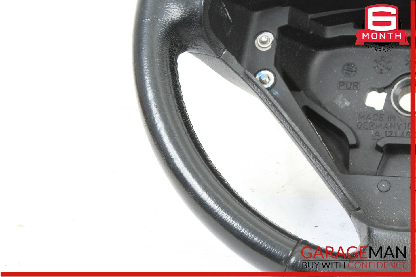 05-08 Mercedes SLK280 C230 Sport 3 Spoke Steering Wheel Leather Black OEM