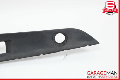 10-13 Mercedes W212 E350 E550 Sedan Trunk Lid Tailgate Handle Trim Black OEM