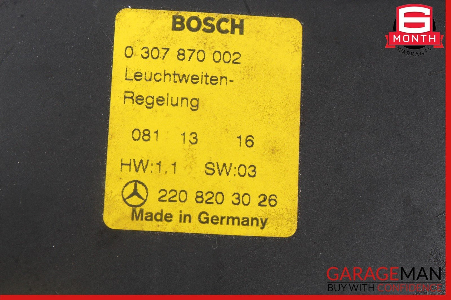 00-06 Mercedes W220 S600 S500 Headlight Head Lamp Control Module Unit OEM