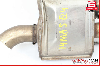 14-17 Maserati Ghibli M157 Rear Left Driver Side Exhaust Muffler Dual Tip