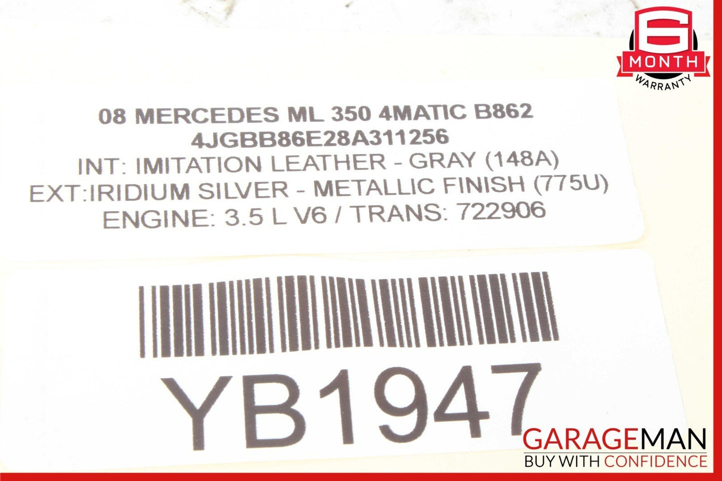 06-13 Mercedes W164 ML350 GL550 R350 Front Left Driver Door Control Module OEM