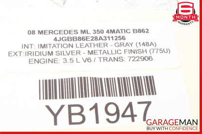 06-13 Mercedes W164 ML350 GL550 R350 Front Left Driver Door Control Module OEM