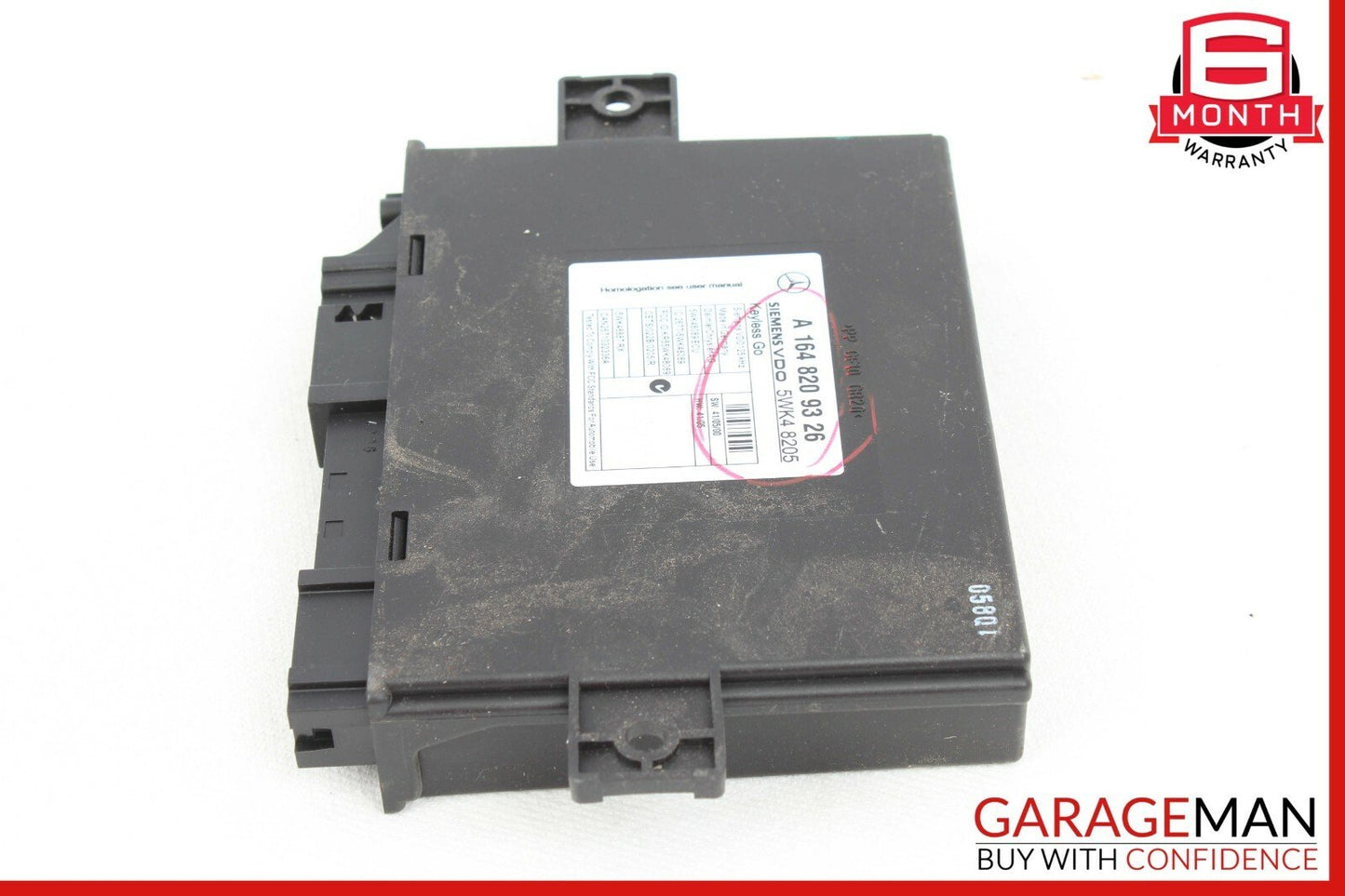 06-12 Mercedes X164 GL450 ML450 Keyless Go Entry Control Module 1648209326 OEM