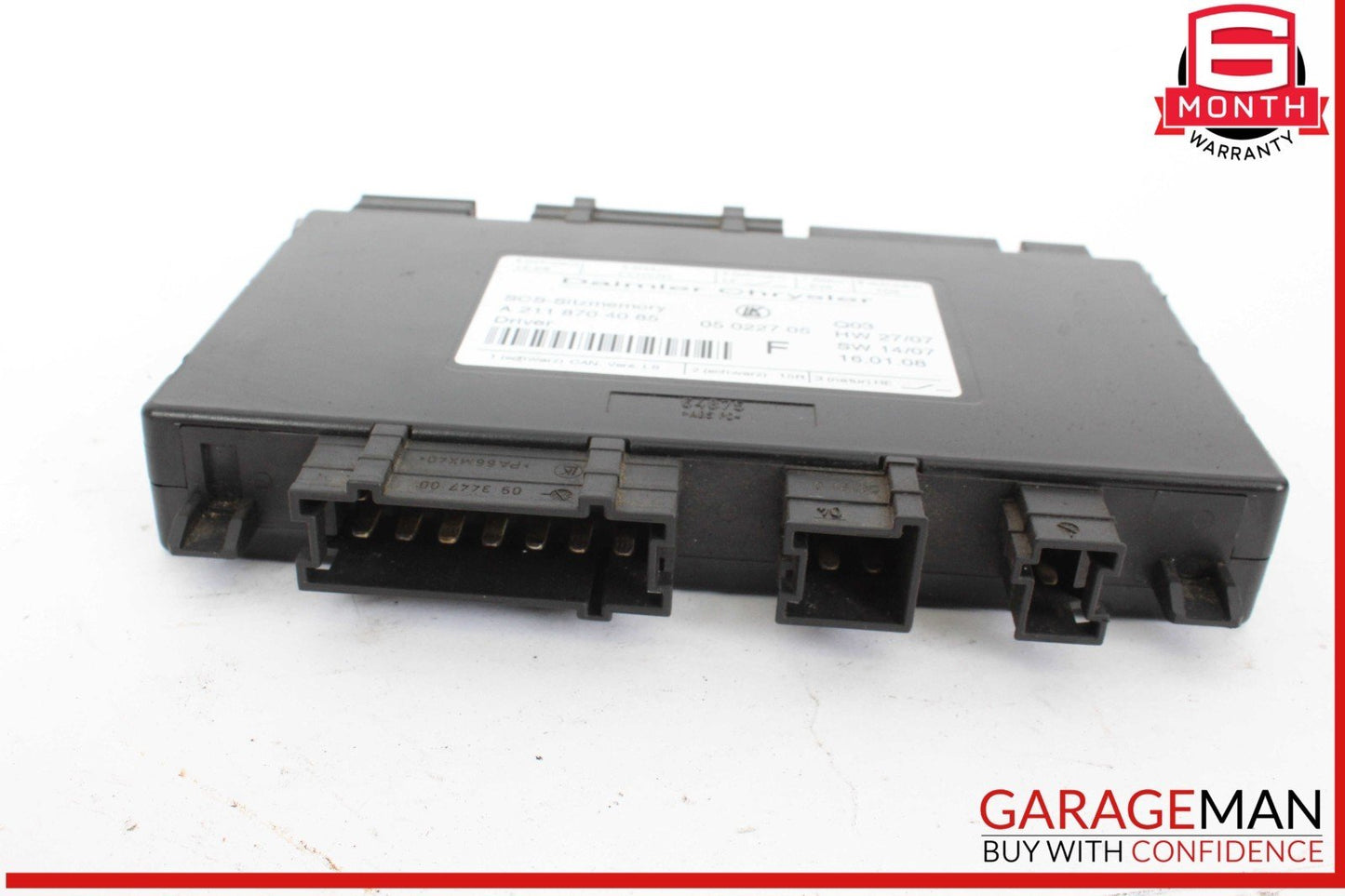 03-11 Mercedes R171 SLK300 Front Left Side Seat Control Module 2118704085 OEM